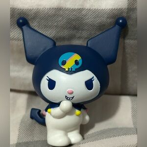 Kuromi Figurine With Rainbow Design